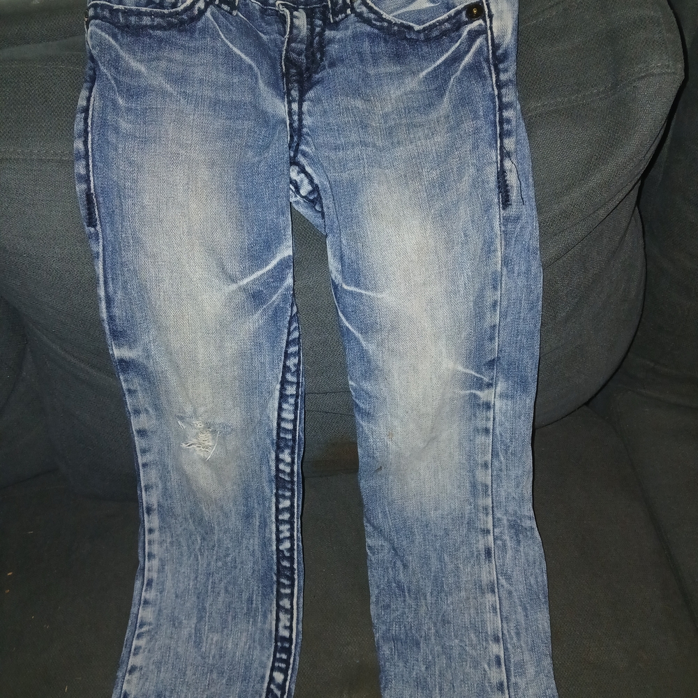 True Religion Kids boys size 6 Light Blue Straight Leg Jeans